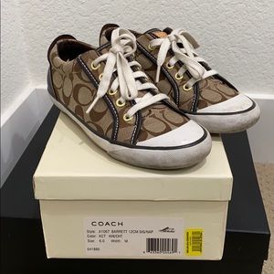Coach tennis shoes size 6
